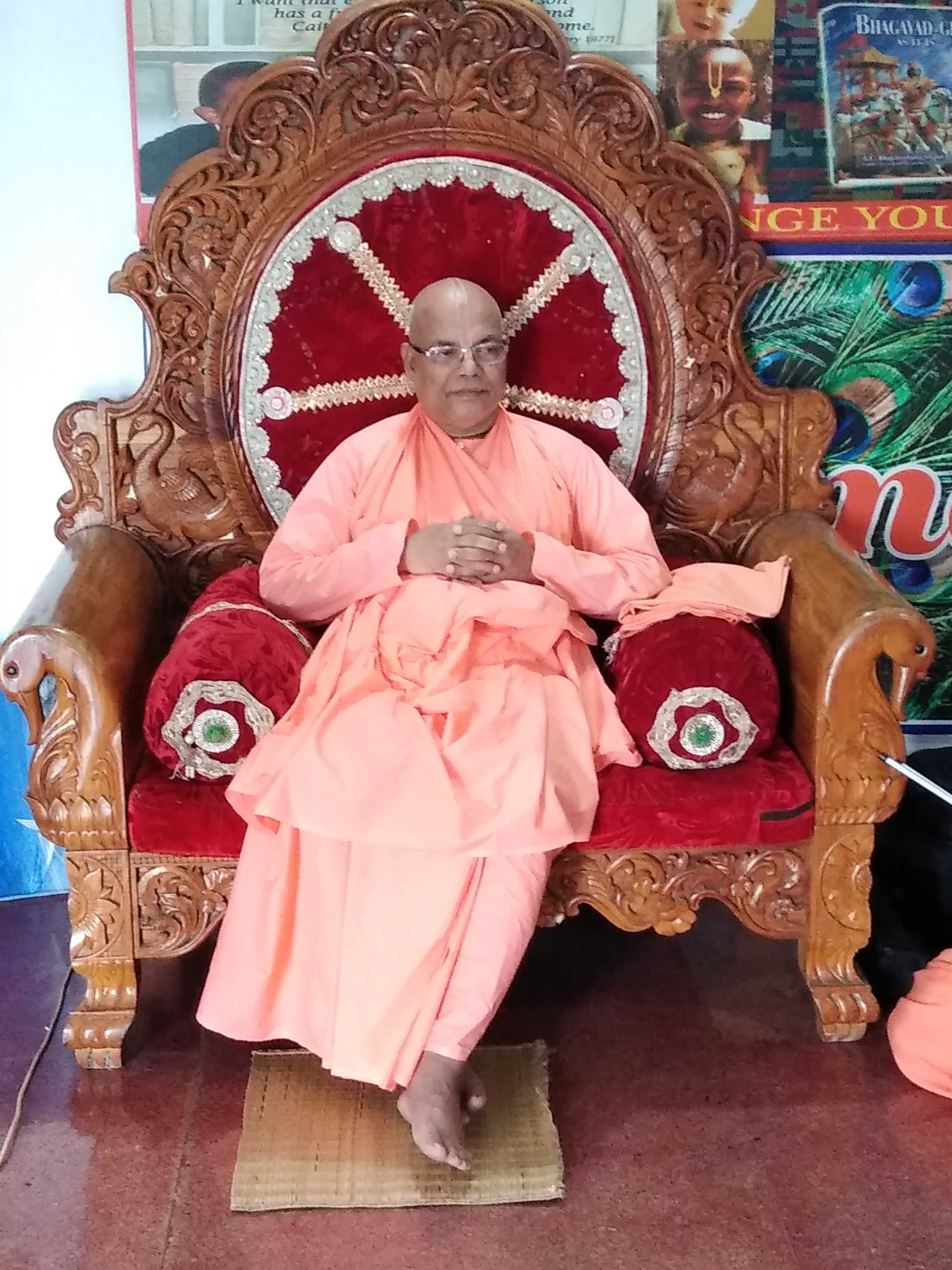 Sacred temple environment representing the spiritual heritage and traditional wisdom of Bhakti philosophy