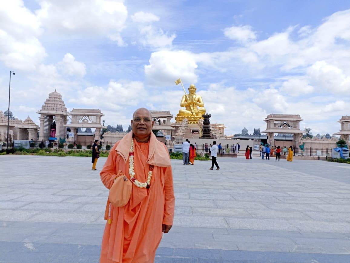 Sacred temple environment representing the spiritual heritage and traditional wisdom of Bhakti philosophy